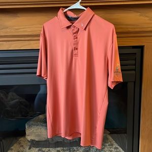 Men’s medium Swannies golf shirt. Burnt orange color